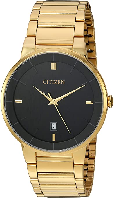 Citizen Men's Quartz Gold Tone Stainless Steel Watch