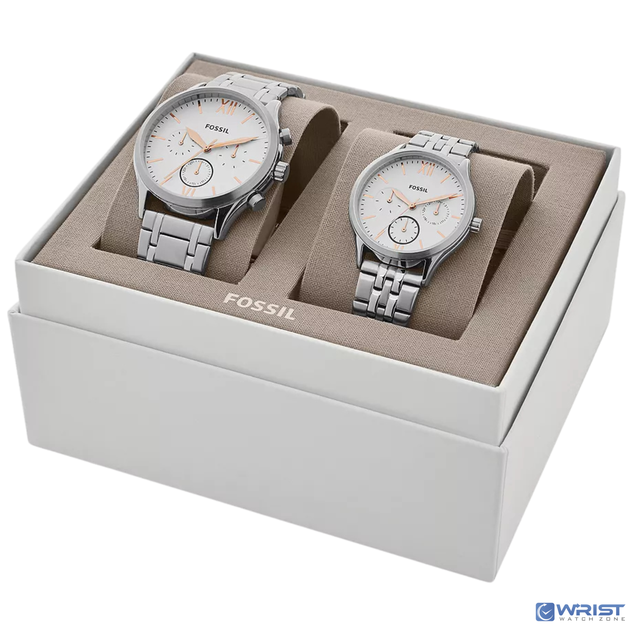 fossil watch set for couple gidt idea